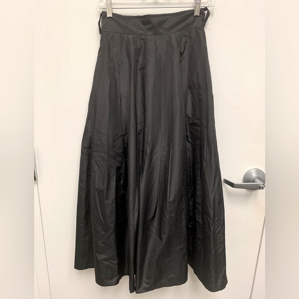 Pleated Maxi Skirt